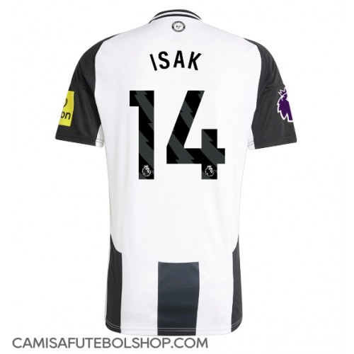 Camisa de time de futebol Newcastle United Alexander Isak #14 Replicas 1º Equipamento 2024-25 Manga Curta